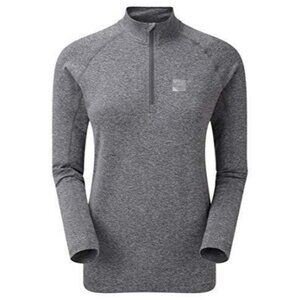 Sprayway Womens Rissa Half-Zip, Chrome, Gray Size 10